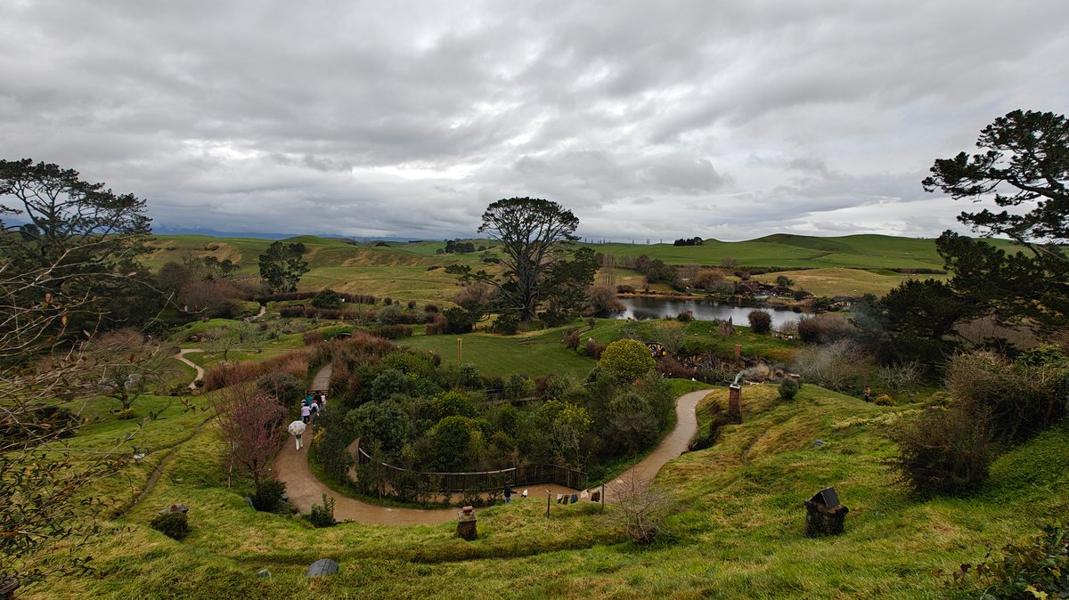 Rolling green hills of the Shire
