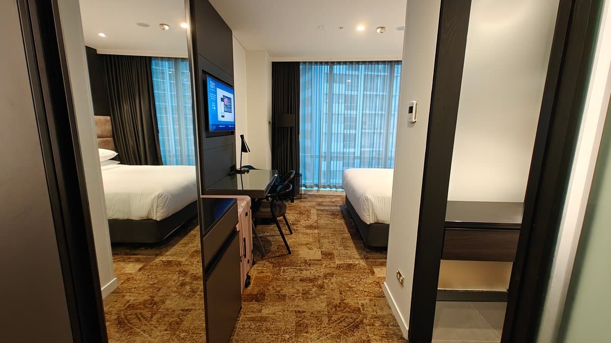 Room looking toward the window