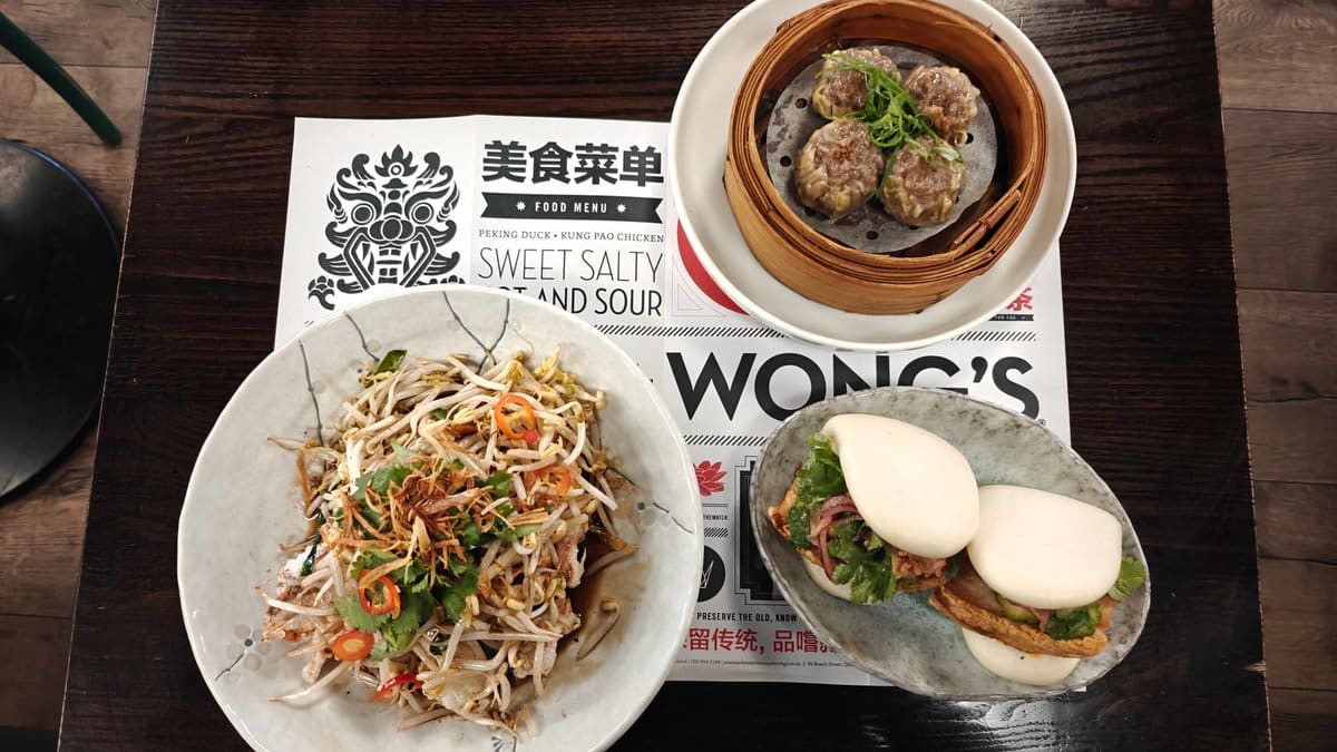 Shared noodles and bao course