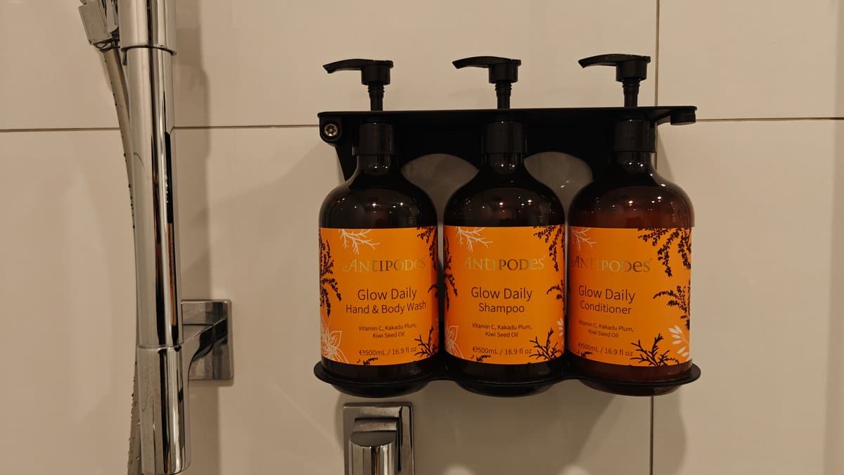 Shower wash and shampoo dispensers