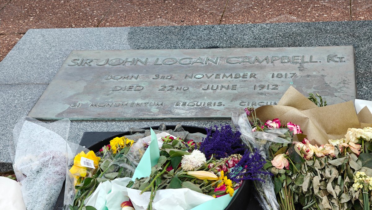 Sir John Logan Campbell's granite grave