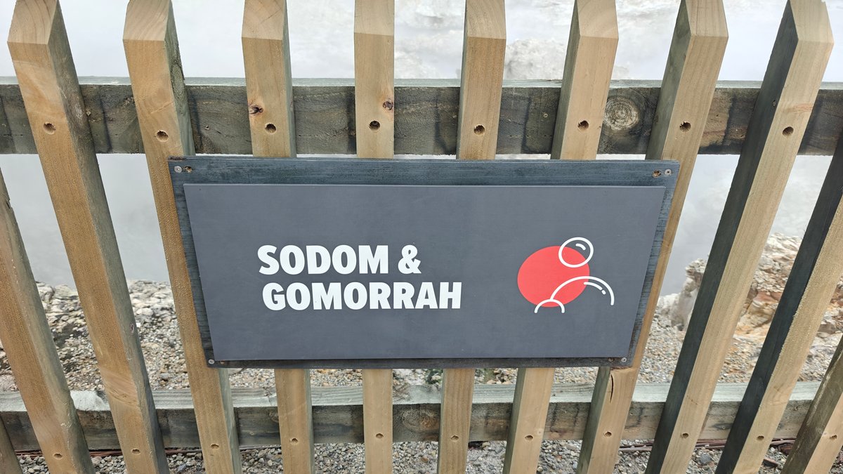 Sodom and Gomorrah steaming ground