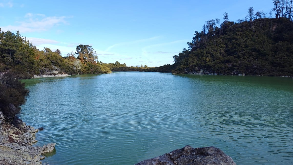 Still green Lake Ngakoro