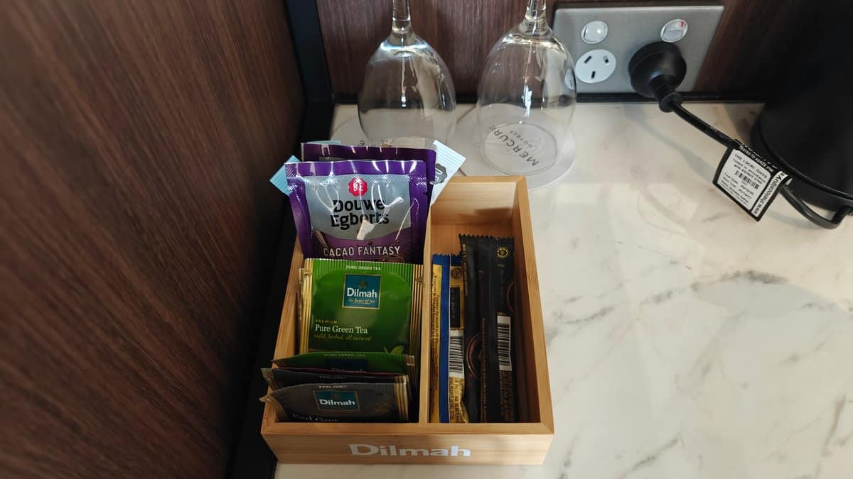 Tea coffee tray and Dilmah