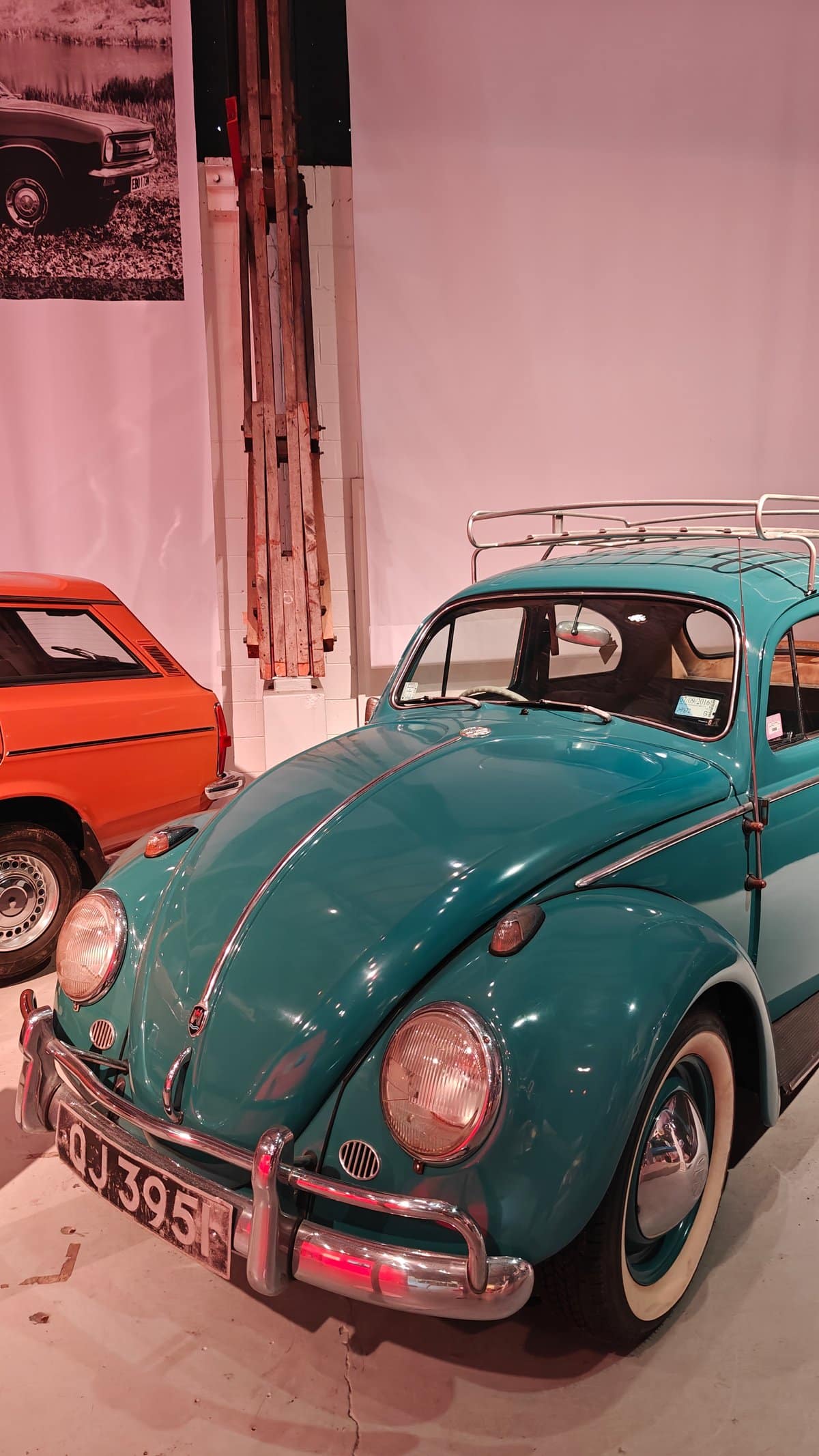 The Beetle from the front.