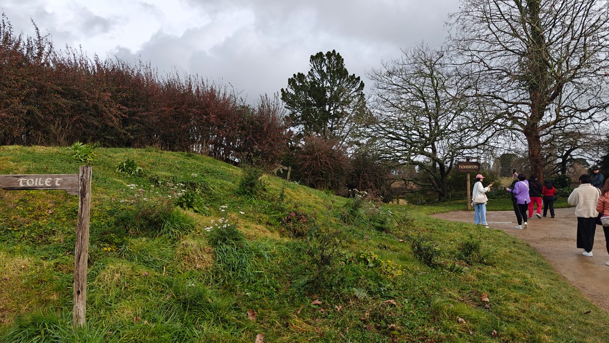 The green hillside with the path running up