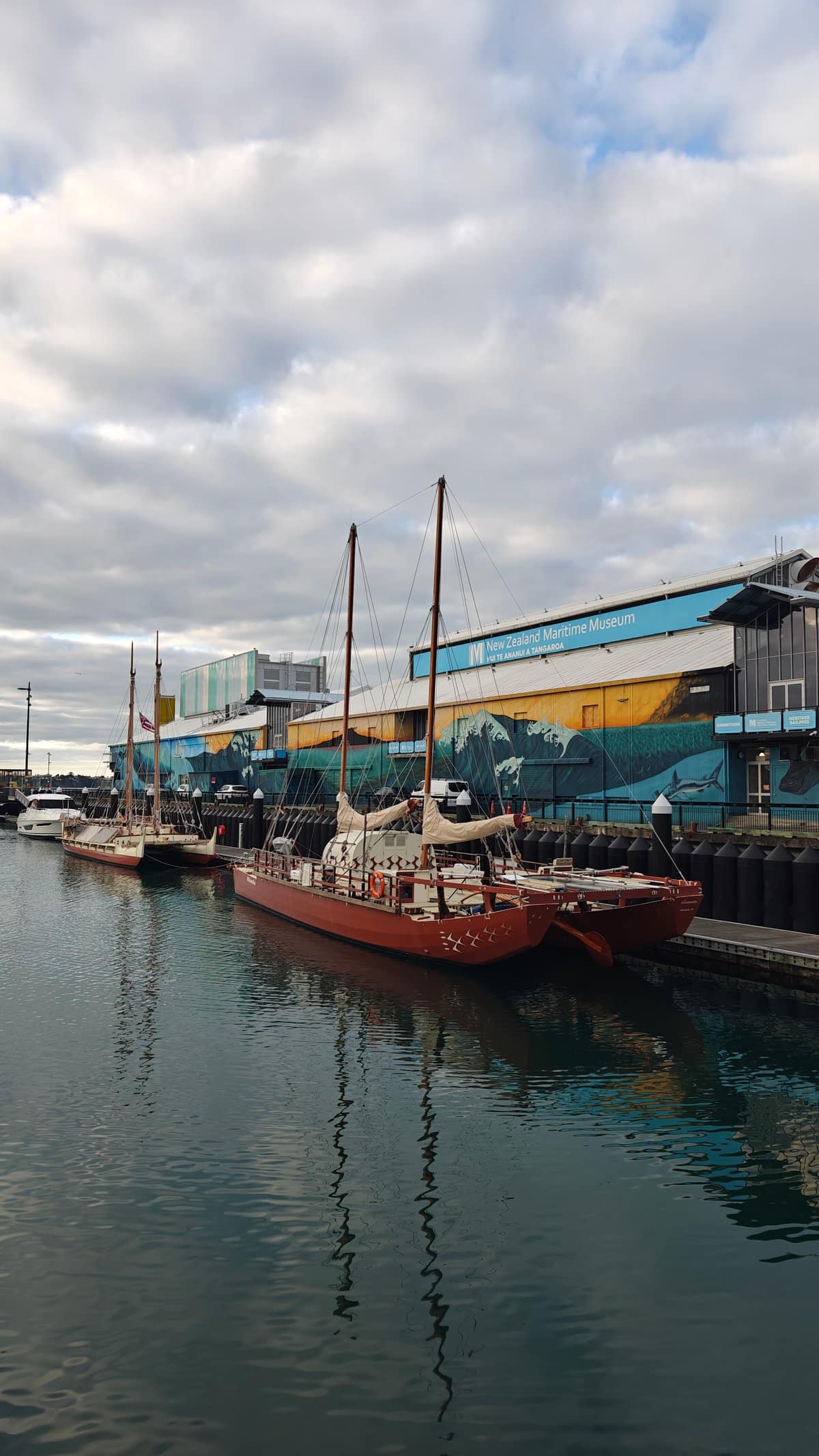 Traditional vessel rigging against sky
