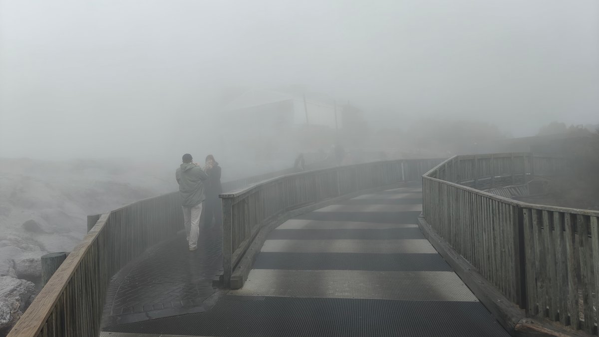 Visitors lost in geyser steam