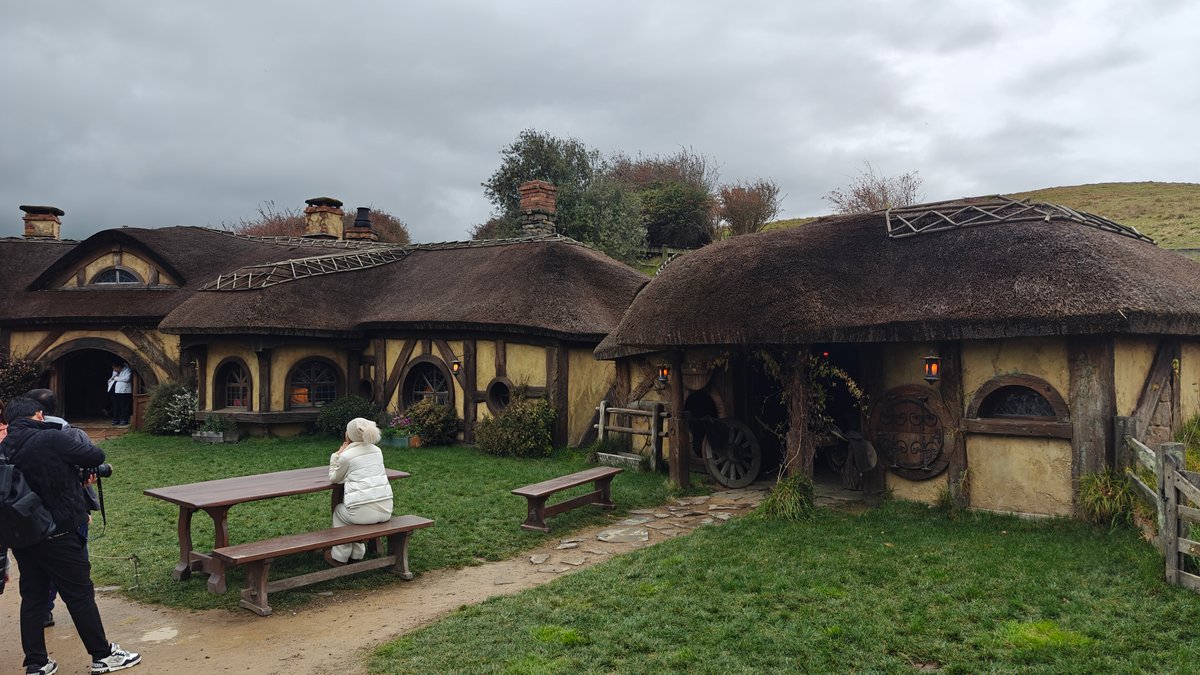 Visitors relaxing on the inn lawn