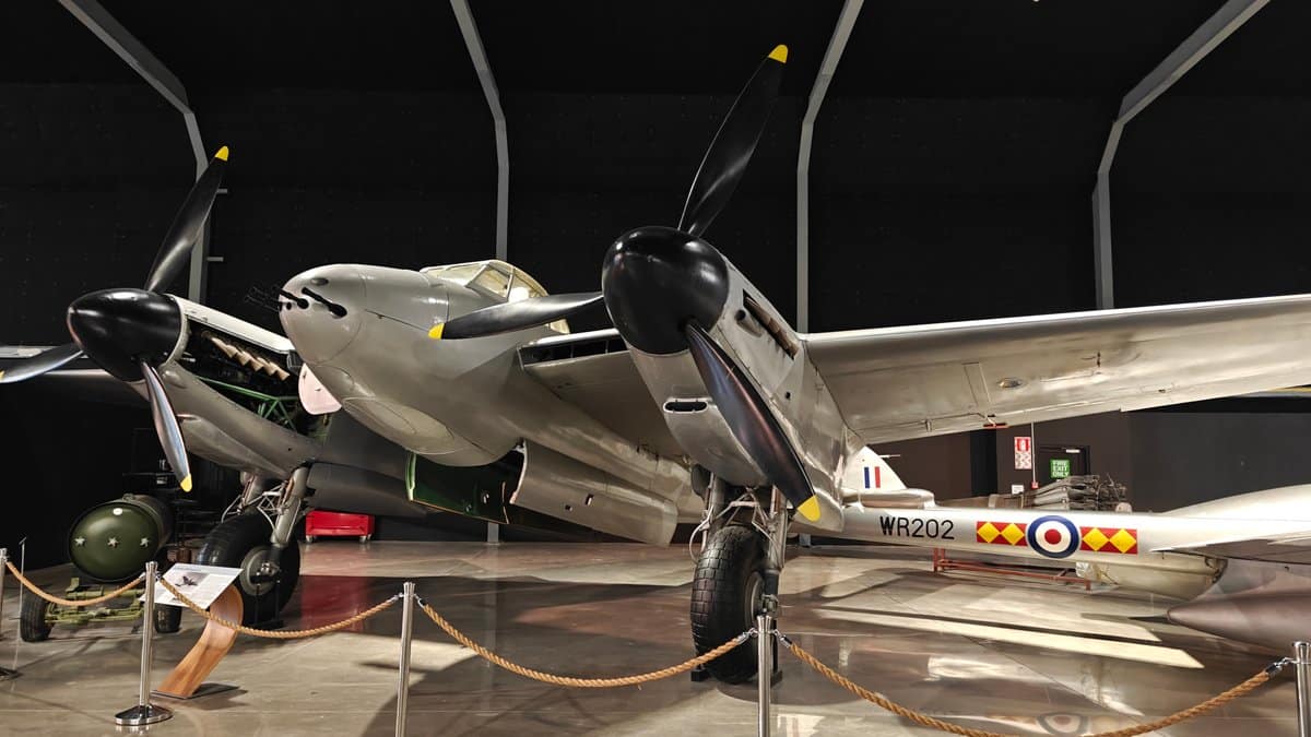 Wooden Mosquito fighter-bomber
